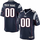 Men Nike New England Patriots Customized Navy Blue Team Color Stitched NFL Game Jersey,baseball caps,new era cap wholesale,wholesale hats