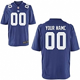 Men Nike New York Giants Customized Blue Team Color Stitched NFL Game Jersey,baseball caps,new era cap wholesale,wholesale hats