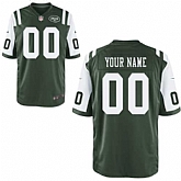 Men Nike New York Jets Customized Green Team Color Stitched NFL Game Jersey,baseball caps,new era cap wholesale,wholesale hats