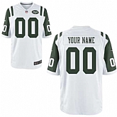Men Nike New York Jets Customized White Team Color Stitched NFL Game Jersey,baseball caps,new era cap wholesale,wholesale hats