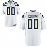 Men Nike San Diego Chargers Customized White Team Color Stitched NFL Game Jersey,baseball caps,new era cap wholesale,wholesale hats