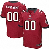 Men Nike Tampa Bay Buccaneers Customized Red Team Color Stitched NFL Elite Jersey,baseball caps,new era cap wholesale,wholesale hats