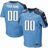 Men Nike Tennessee Titans Customized Light Blue Team Color Stitched NFL Elite Jersey,baseball caps,new era cap wholesale,wholesale hats
