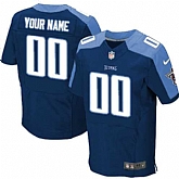 Men Nike Tennessee Titans Customized Navy Blue Team Color Stitched NFL Elite Jersey,baseball caps,new era cap wholesale,wholesale hats