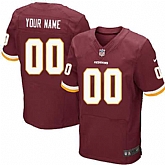 Men Nike Washington Redskins Customized Red Team Color Stitched NFL Elite Jersey,baseball caps,new era cap wholesale,wholesale hats