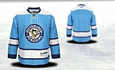 Men Pittsburgh Penguins Customized Blue Third Stitched Hockey Jersey,baseball caps,new era cap wholesale,wholesale hats