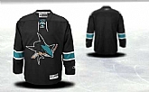 Men San Jose Sharks Customized Black Third Stitched Hockey Jersey,baseball caps,new era cap wholesale,wholesale hats