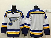 Men St. Louis Blues Customized White Stitched Hockey Jersey,baseball caps,new era cap wholesale,wholesale hats