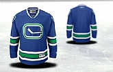 Men Vancouver Canucks Customized Blue Third Stitched Hockey Jersey,baseball caps,new era cap wholesale,wholesale hats