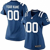 Women Nike Indianapolis Colts Customized Blue Team Color Stitched NFL Game Jersey,baseball caps,new era cap wholesale,wholesale hats