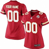 Women Nike Kansas City Chiefs Customized Red Team Color Stitched NFL Game Jersey,baseball caps,new era cap wholesale,wholesale hats