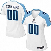 Women Nike Tennessee Titans Customized White Team Color Stitched NFL Game Jersey,baseball caps,new era cap wholesale,wholesale hats