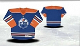 Youth Edmonton Oilers Customized Blue Stitched Hockey Jersey,baseball caps,new era cap wholesale,wholesale hats
