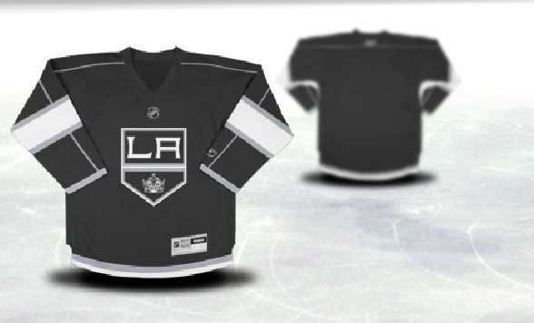 Youth Los Angeles Kings Customized Black Third Stitched Hockey Jersey