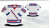 Youth New York Rangers Customized White Stitched Hockey Jersey,baseball caps,new era cap wholesale,wholesale hats