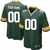 Youth Nike Green Bay Packers Customized Green Team Color Stitched NFL Game Jersey,baseball caps,new era cap wholesale,wholesale hats