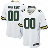 Youth Nike Green Bay Packers Customized White Team Color Stitched NFL Game Jersey,baseball caps,new era cap wholesale,wholesale hats