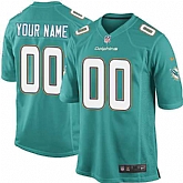 Youth Nike Miami Dolphins Customized Green Team Color Stitched NFL Game Jersey,baseball caps,new era cap wholesale,wholesale hats