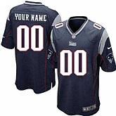 Youth Nike New England Patriots Customized Navy Blue Team Color Stitched NFL Game Jersey,baseball caps,new era cap wholesale,wholesale hats