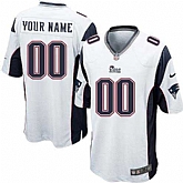 Youth Nike New England Patriots Customized White Team Color Stitched NFL Game Jersey,baseball caps,new era cap wholesale,wholesale hats