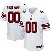 Youth Nike New York Giants Customized White Team Color Stitched NFL Game Jersey,baseball caps,new era cap wholesale,wholesale hats