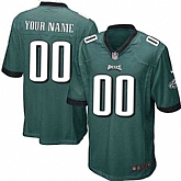 Youth Nike Philadelphia Eagles Customized Green Team Color Stitched NFL Game Jersey,baseball caps,new era cap wholesale,wholesale hats
