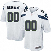 Youth Nike Seattle Seahawks Customized White Team Color Stitched NFL Game Jersey,baseball caps,new era cap wholesale,wholesale hats