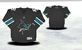 Youth San Jose Sharks Customized Black Third Stitched Hockey Jersey,baseball caps,new era cap wholesale,wholesale hats