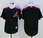 Arizona Diamondbacks Customized Men's Black Brick New Cool Base Stitched Baseball Jersey,baseball caps,new era cap wholesale,wholesale hats
