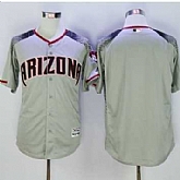 Arizona Diamondbacks Customized Men's Gray Brick New Cool Base Stitched Baseball Jersey,baseball caps,new era cap wholesale,wholesale hats