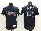 Atlanta Braves #10 Chipper Jones Navy Blue 2016 Flexbase Collection Stitched Jersey,baseball caps,new era cap wholesale,wholesale hats