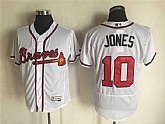 Atlanta Braves #10 Chipper Jones White 2016 Flexbase Collection Stitched Jersey,baseball caps,new era cap wholesale,wholesale hats