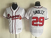 Atlanta Braves #29 John Smoltz White 2016 Flexbase Collection Stitched Jersey,baseball caps,new era cap wholesale,wholesale hats