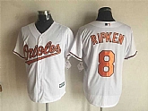 Baltimore Orioles #8 Cal Ripken White New Cool Base Stitched Baseball Jersey,baseball caps,new era cap wholesale,wholesale hats