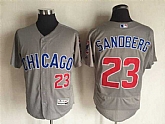 Chicago Cubs #23 Ryne Sandberg Gray 2016 Flexbase Collection Stitched Baseball Jersey,baseball caps,new era cap wholesale,wholesale hats