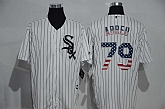 Chicago White Sox #79 Jose Abreu White Pinstripe USA Flag Fashion Stitched MLB Jersey,baseball caps,new era cap wholesale,wholesale hats