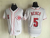 Cincinnati Reds #5 Johnny Bench White 2016 Flexbase Collection Stitched Jersey,baseball caps,new era cap wholesale,wholesale hats