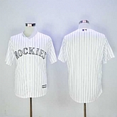 Colorado Rockies Customized Men's White New Cool Base Stitched Baseball Jersey,baseball caps,new era cap wholesale,wholesale hats