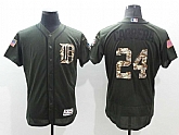 Detroit Tigers #24 Miguel Cabrera Green Salute To Service 2016 Flexbase Collection Stitched Baseball Jersey,baseball caps,new era cap wholesale,wholesale hats