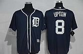 Detroit Tigers #8 Justin Upton Navy Blue New Cool Base Stitched Baseball Jersey,baseball caps,new era cap wholesale,wholesale hats