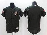 Houston Astros Customized Men's Green Salute To Service Flexbase Collection Stitched Baseball Jersey,baseball caps,new era cap wholesale,wholesale hats