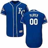 Kansas City Royal Blues Customized Majestic Flexbase World Series Champions Stitched Baseball WEM Jersey - Royal,baseball caps,new era cap wholesale,wholesale hats