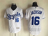 Kansas City Royals #16 Bo Jackson White 2016 Flexbase Collection Stitched Baseball Jersey,baseball caps,new era cap wholesale,wholesale hats