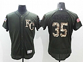 Kansas City Royals #35 Eric Hosmer Green Salute To Service 2016 Flexbase Collection Stitched Baseball Jersey,baseball caps,new era cap wholesale,wholesale hats