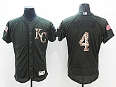 Kansas City Royals #4 Alex Gordon Green Salute To Service 2016 Flexbase Collection Stitched Baseball Jersey,baseball caps,new era cap wholesale,wholesale hats