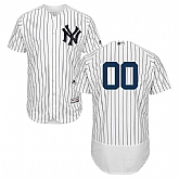 New York Yankees Customized Majestic Flexbase Collection Stitched Baseball WEM Jersey - White Navy Blue,baseball caps,new era cap wholesale,wholesale hats