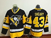 Pittsburgh Penguins #43 Sheary Black-Yellow Third Stitched NHL Jersey,baseball caps,new era cap wholesale,wholesale hats