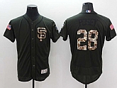 San Francisco Giants #28 Buster Posey Green Salute To Service 2016 Flexbase Collection Stitched Baseball Jersey,baseball caps,new era cap wholesale,wholesale hats