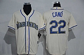 Seattle Mariners #22 Cano Cream New Cool Base Stitched Baseball Jersey,baseball caps,new era cap wholesale,wholesale hats