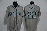 Seattle Mariners #22 Cano Gray New Cool Base Stitched Baseball Jersey,baseball caps,new era cap wholesale,wholesale hats